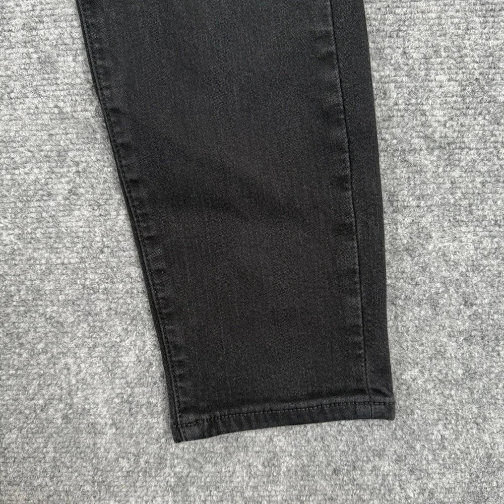UNIQLO Jeans 27 x 30 Black Wash Slim Fit Straight‎ Leg Pants Waist Stretch Men's